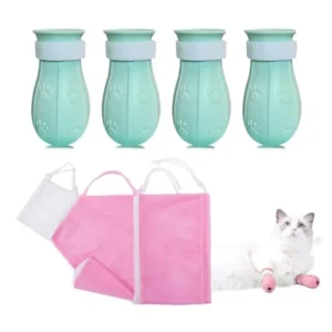 Anti-Scratch Silicone Cat Shoes Adjustable