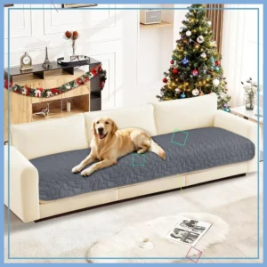 Waterproof Couch Cover for Pets, 30x70 Inch Dark Grey