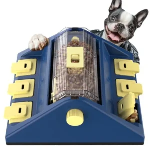 Dog Puzzle Paw-Activated Rolling Treat Dispenser
