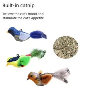 Sound Sensing Interactive Bird, Cat Toy