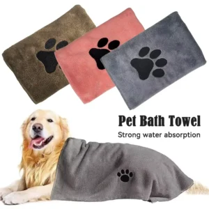 35*75cm/50*100cm Microfiber Pet Bath Towel