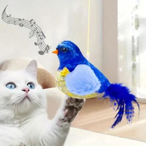 Interactive Cat Toy With Realistic Bird Sounds