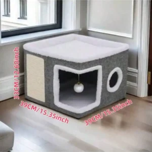 4-Season Multi-Level Cat House: