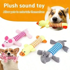 Plush Sound Toy With Squeaker For Dogs