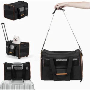 Soft Sided Pet Carrier for Small Cat Dog,