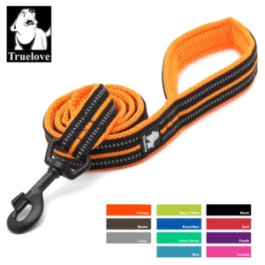Truelove Soft Pet Leash Reflective Nylon Mesh Padded Puppy Large Dog or Cat