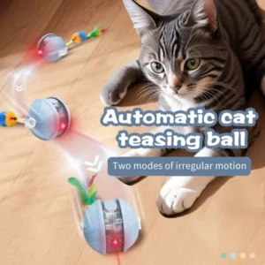 Cat Infrared Interactive Ball Toys Automatic Rolling Ball Tail Rechargeable