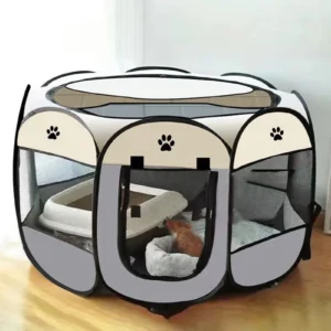 Foldable Soft Kennel Portable Dog Crate Breathable