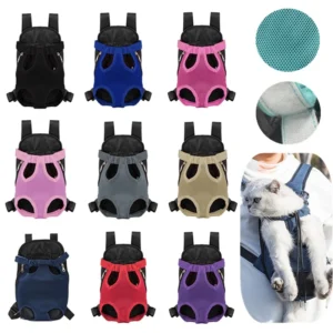 Backpack Mesh Carrier Front Bag for Small Dog Cats