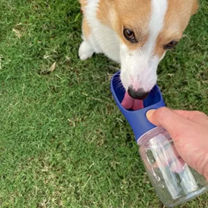 Portable Dog Water Bottle,,Leak Proof Puppy Water Dispenser Hiking, Travel, Food