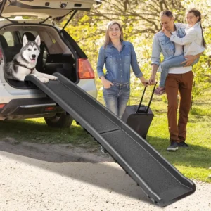 Folding Dog Ramp for Car Truck SUVs 62 Inches Pet Ramp