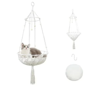 Cat Hammock Cat Window Perch, Bohemian-Style