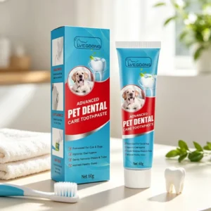 YEGBONG Pet Toothpaste Clean Pet Tooth Surface Gently Remove Residual Dirt Eliminate Bad Breath - Thumbnail Image 6