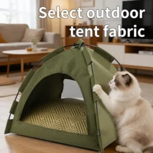 Outdoor Pet Tent Semi-Enclosed Portable Shelter for Cat Dog - Thumbnail Image 5