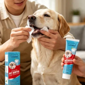 YEGBONG Pet Toothpaste Clean Pet Tooth Surface Gently Remove Residual Dirt Eliminate Bad Breath - Thumbnail Image 2
