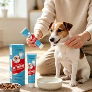 YEGBONG Pet Toothpaste Clean Pet Tooth Surface Gently Remove Residual Dirt Eliminate Bad Breath - Thumbnail Image 5