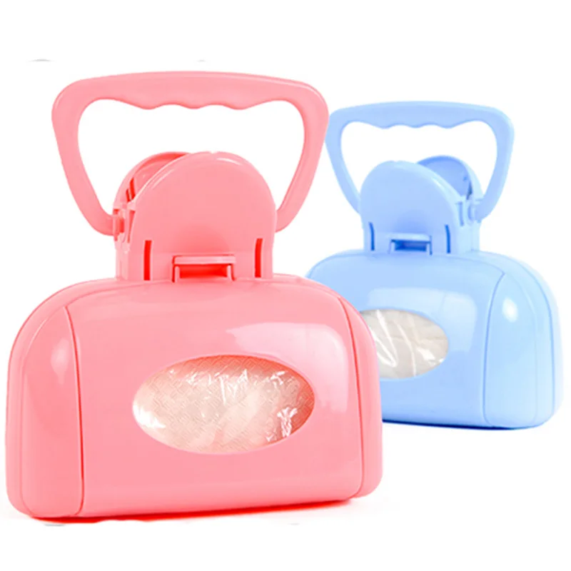 Outdoor Handle Dog Shovel Scooper with Tissue Storage Pet Dog Cat Feces Level Shovel - Image 4