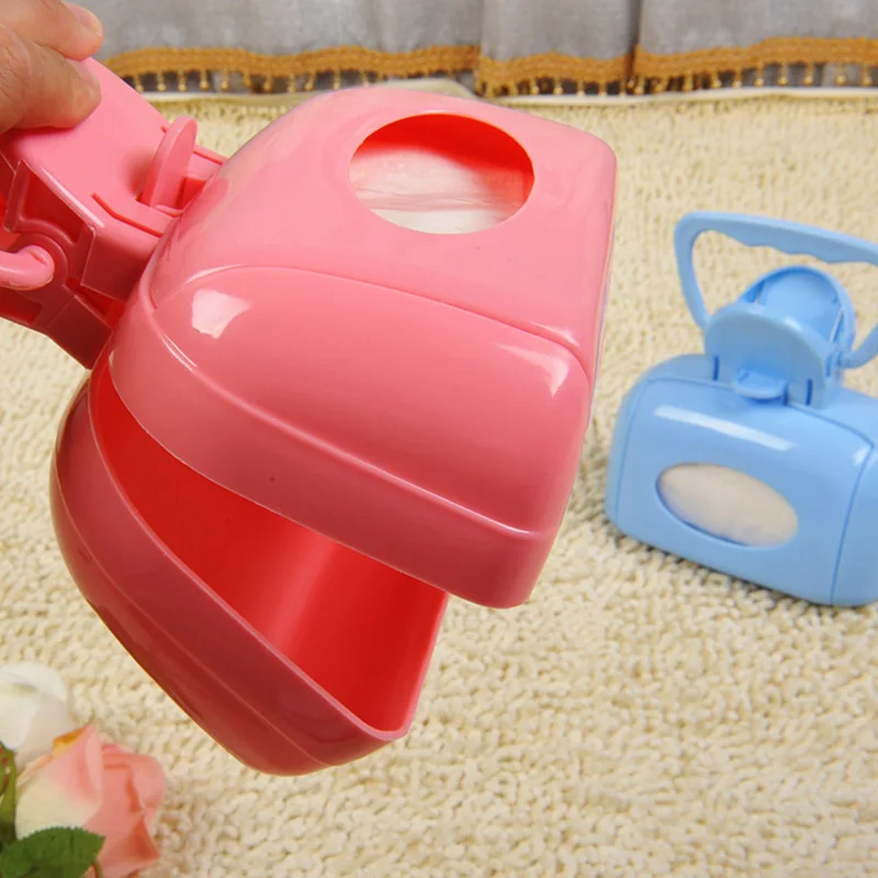Outdoor Handle Dog Shovel Scooper with Tissue Storage Pet Dog Cat Feces Level Shovel - Image 3