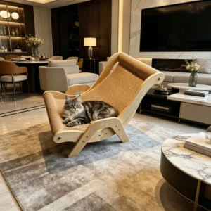 Sisal Cat Scratcher for Indoor Cats Scratching Pad Vertical - Thumbnail Image 6