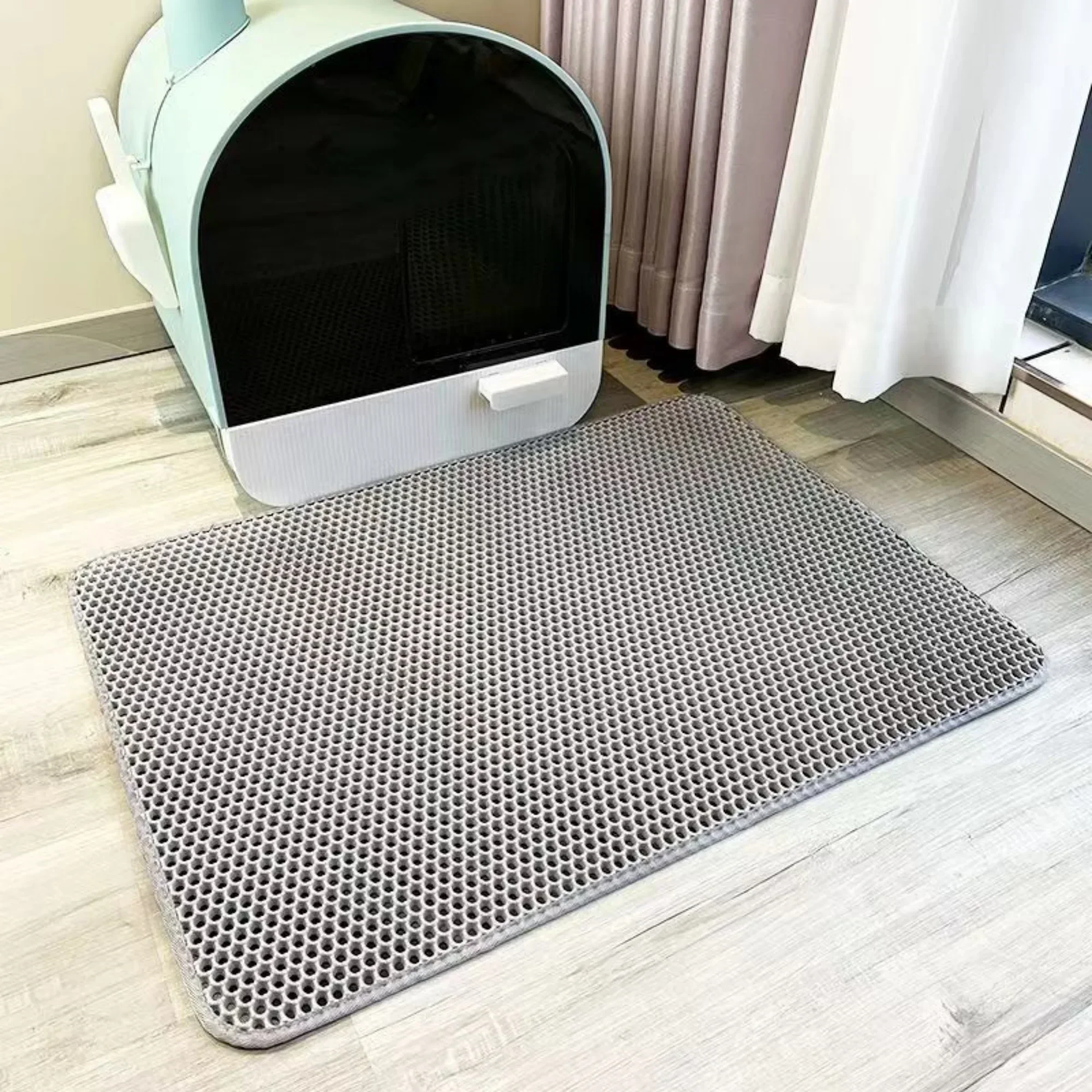 Extra Large 2 Layer Cat Litter Mat Heavy Duty Waterproof Non Slip Washable - Image 7