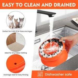 Cat Puzzle Feeder Toy, Interactive