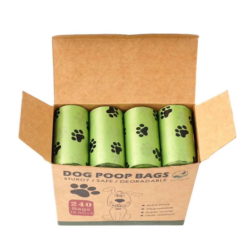30/600 Pcs Dog Poop Bags for Dog Large Cat Waste Bags Doggie Outdoor Home Clean Refill Garbage Bag Pet Supplies 15 Bags/ Roll - Image 3