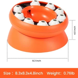 Cat Puzzle Feeder Toy, Interactive - Thumbnail Image 6