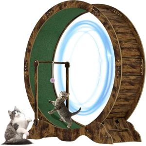 Cat Exercise Wheel, 45-Inch Large Cat Treadmill for Indoor Cats, - Thumbnail Image 5