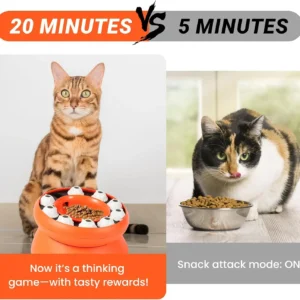 Cat Puzzle Feeder Toy, Interactive - Thumbnail Image 4