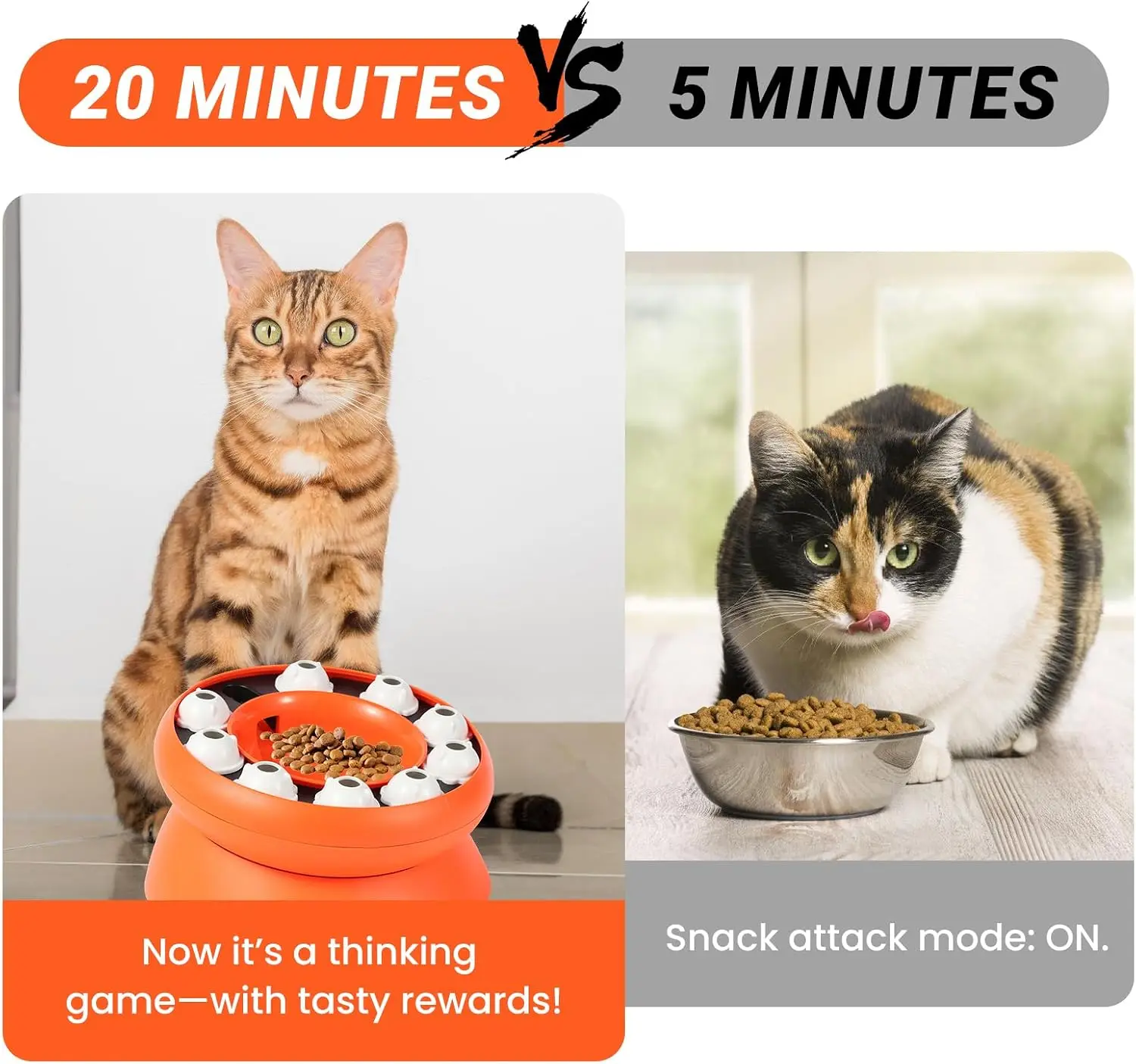 Cat Puzzle Feeder Toy, Interactive - Image 4