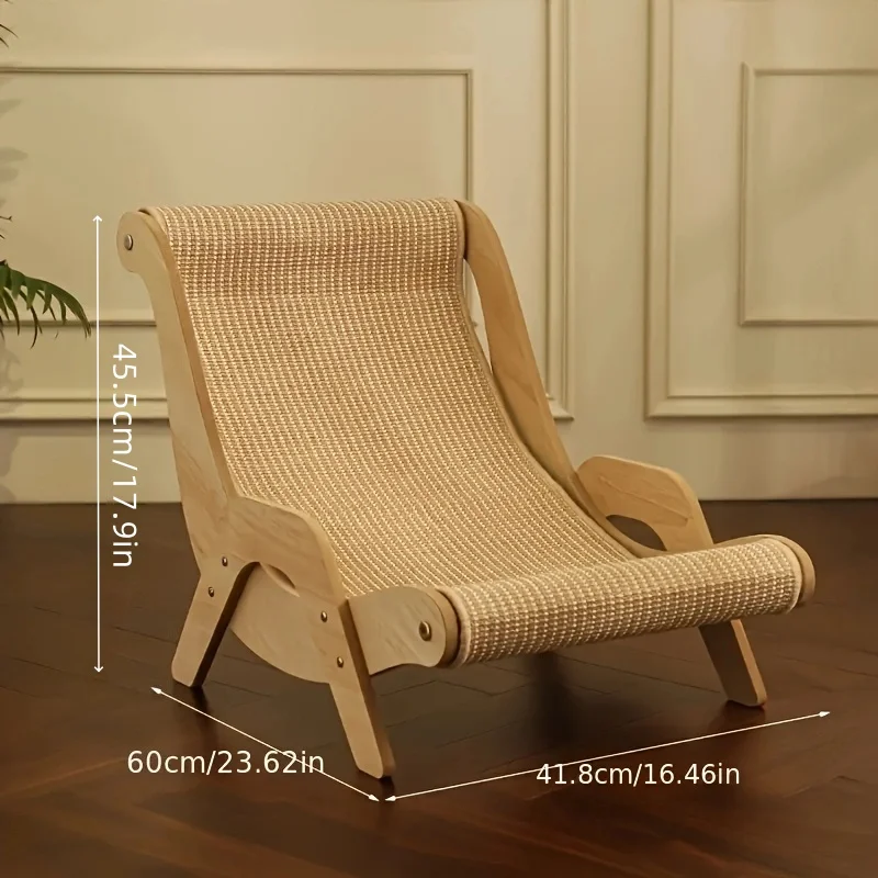 Sisal Cat Scratcher for Indoor Cats Scratching Pad Vertical - Image 4