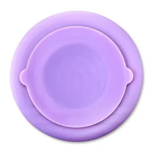 Slow Feeder Bowl for Pets, Purple Rainbow - Thumbnail Image 2