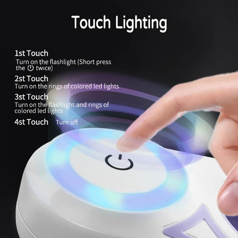 LED Retractable Dog Leash with Light for Puppies Small Medium Big Dogs Cats - Image 3
