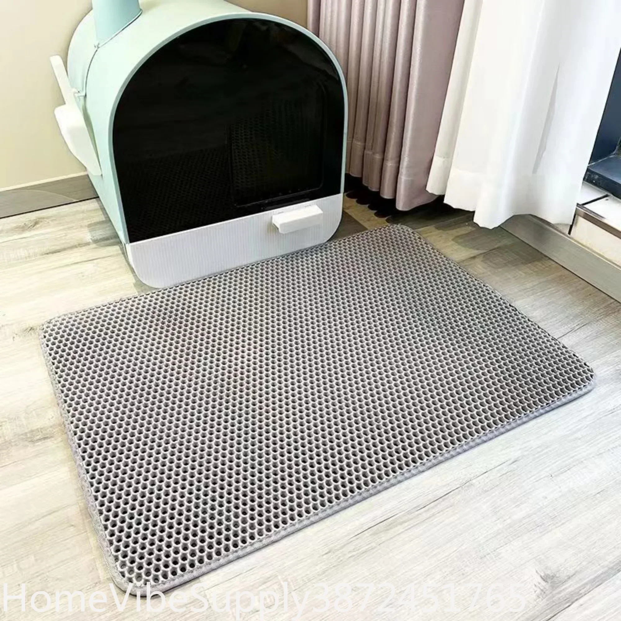 Extra Large 2 Layer Cat Litter Mat Heavy Duty Waterproof Non Slip Washable - Image 1