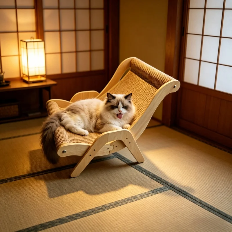 Sisal Cat Scratcher for Indoor Cats Scratching Pad Vertical - Image 1
