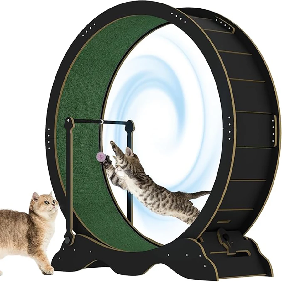Cat Exercise Wheel, 45-Inch Large Cat Treadmill for Indoor Cats, - Image 4