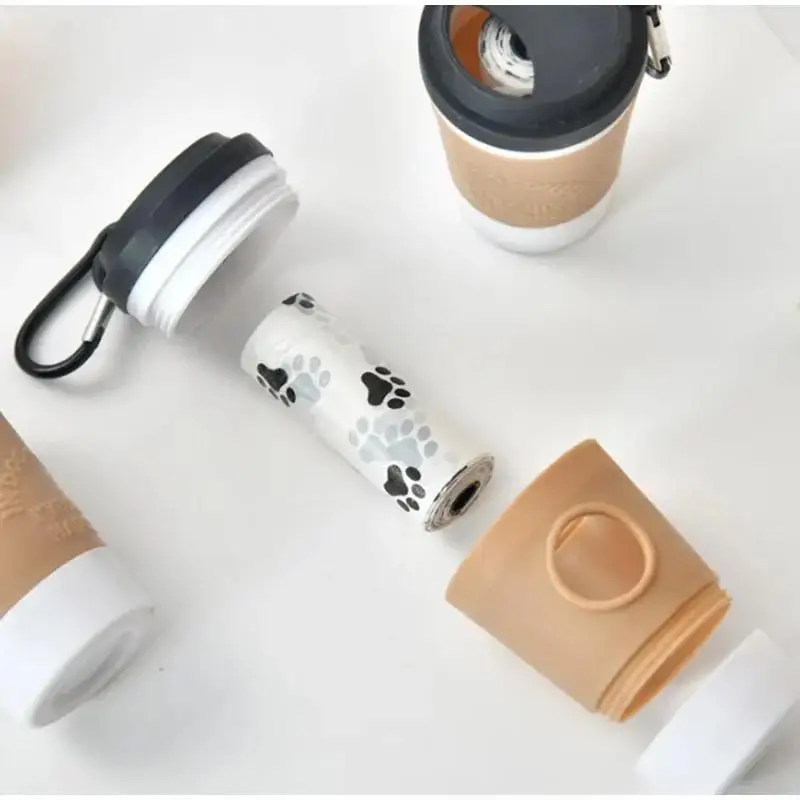 Portable Pet Poop Trash Can Dispenser Creative Cup Dog Garbage Storage Design - Image 4