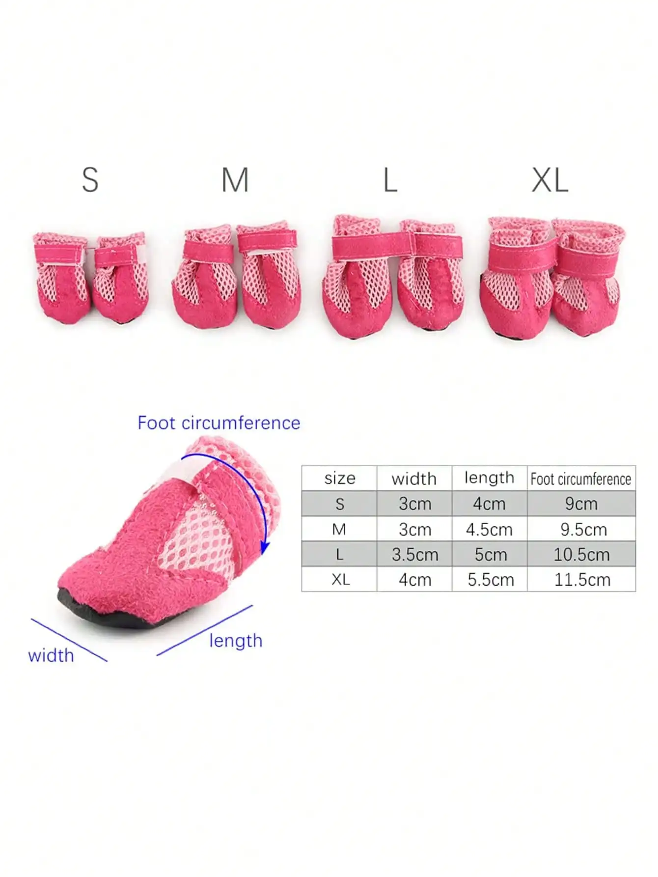 Breathable Mesh Summer Dog Shoes, Soft Sole Indoor Boots for Teddy Poodle - Image 2