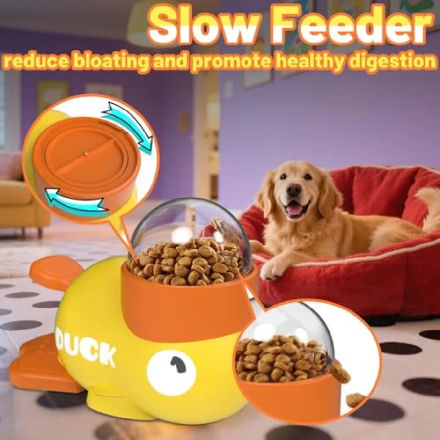 Interactive Dog Treat Dispenser Toy and Slow Feeder Dog Bowls - Image 1
