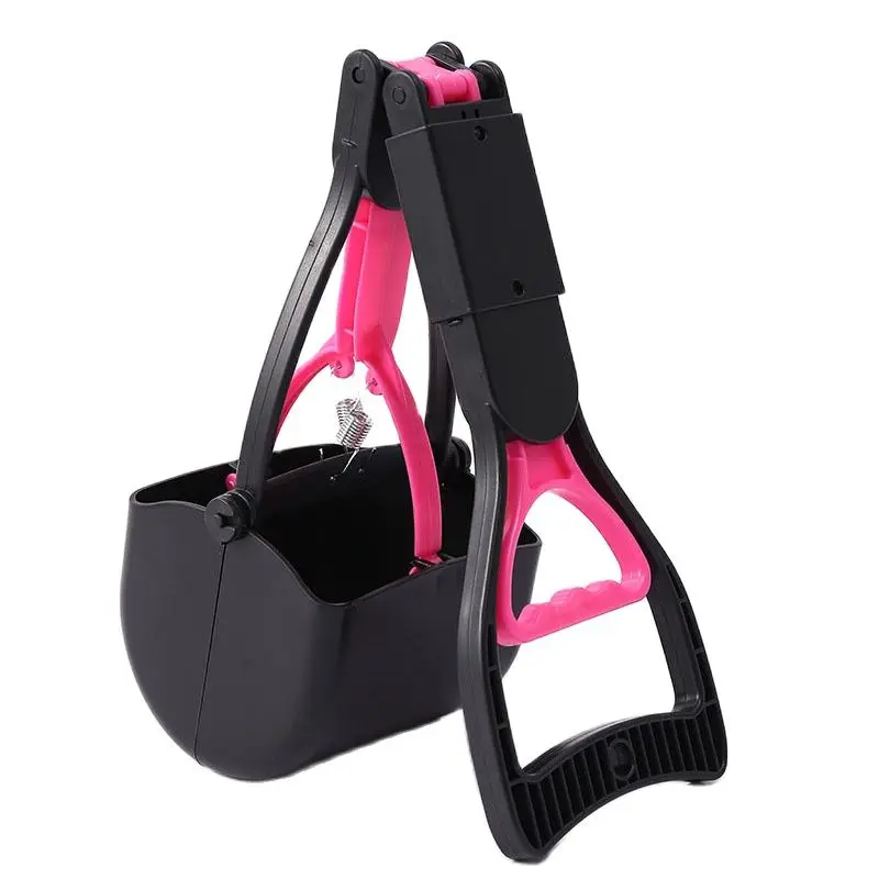 Pooper Scooper For Dog Jaw Clamp Heavy Duty Long Handle Poop Scooper - Image 4