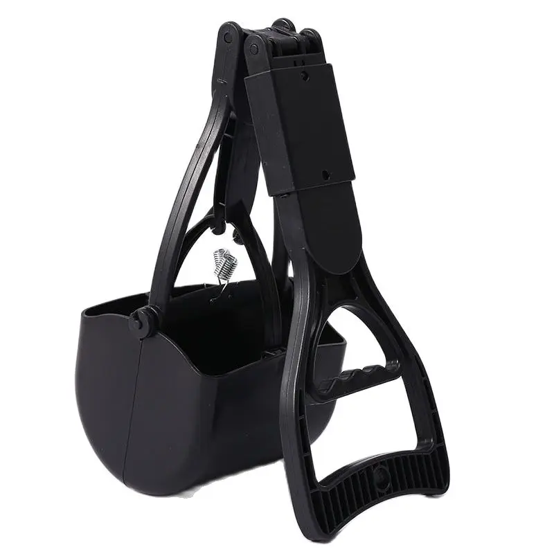 Pooper Scooper For Dog Jaw Clamp Heavy Duty Long Handle Poop Scooper - Image 5
