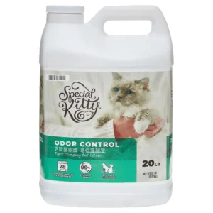 4-Pack Special Kitty Clumping Clay Cat Litter Fresh Scent 20lbs Jug Odor Control Fast Clumping Cat Sand for All Cats - Thumbnail Image 2