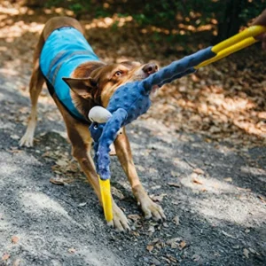 RopeTugz Durable Dog Pull Rope Toy - Blue Monkey Interactive Tug of War - Thumbnail Image 4