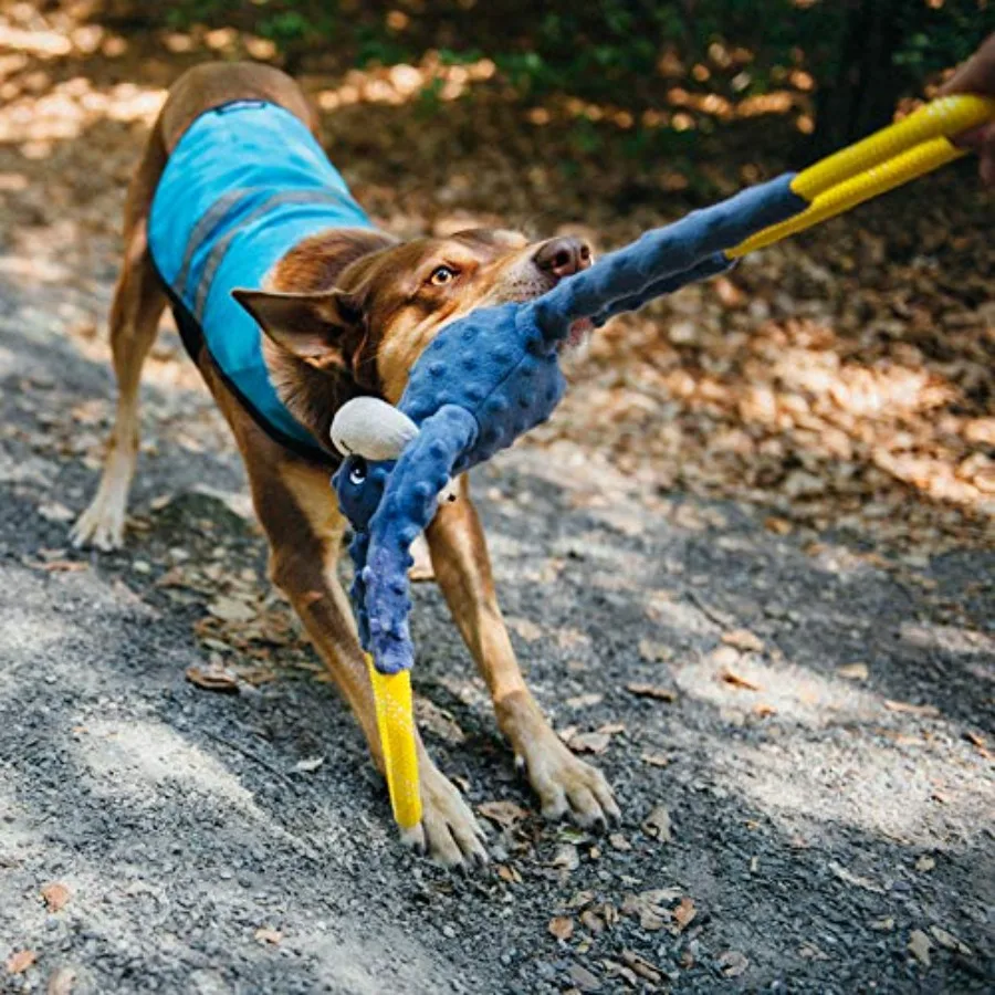 RopeTugz Durable Dog Pull Rope Toy - Blue Monkey Interactive Tug of War - Image 4