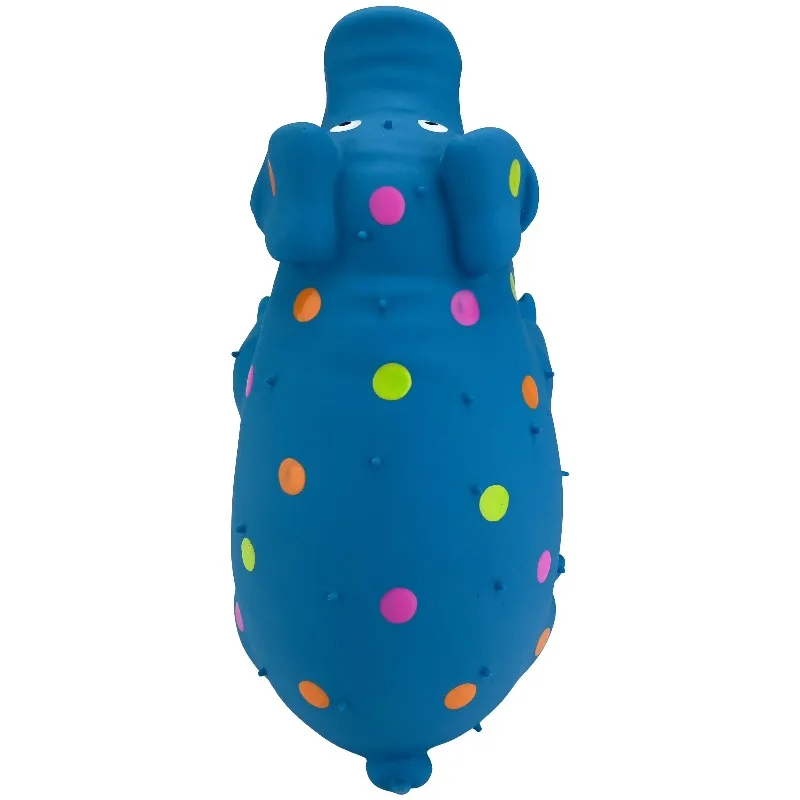 Multicolor Pig Latex Dog Toy, Chew Level 1 - Image 4
