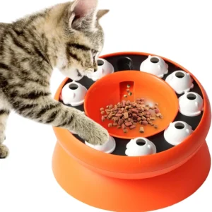 Cat Puzzle Feeder Toy, Interactive - Thumbnail Image 7
