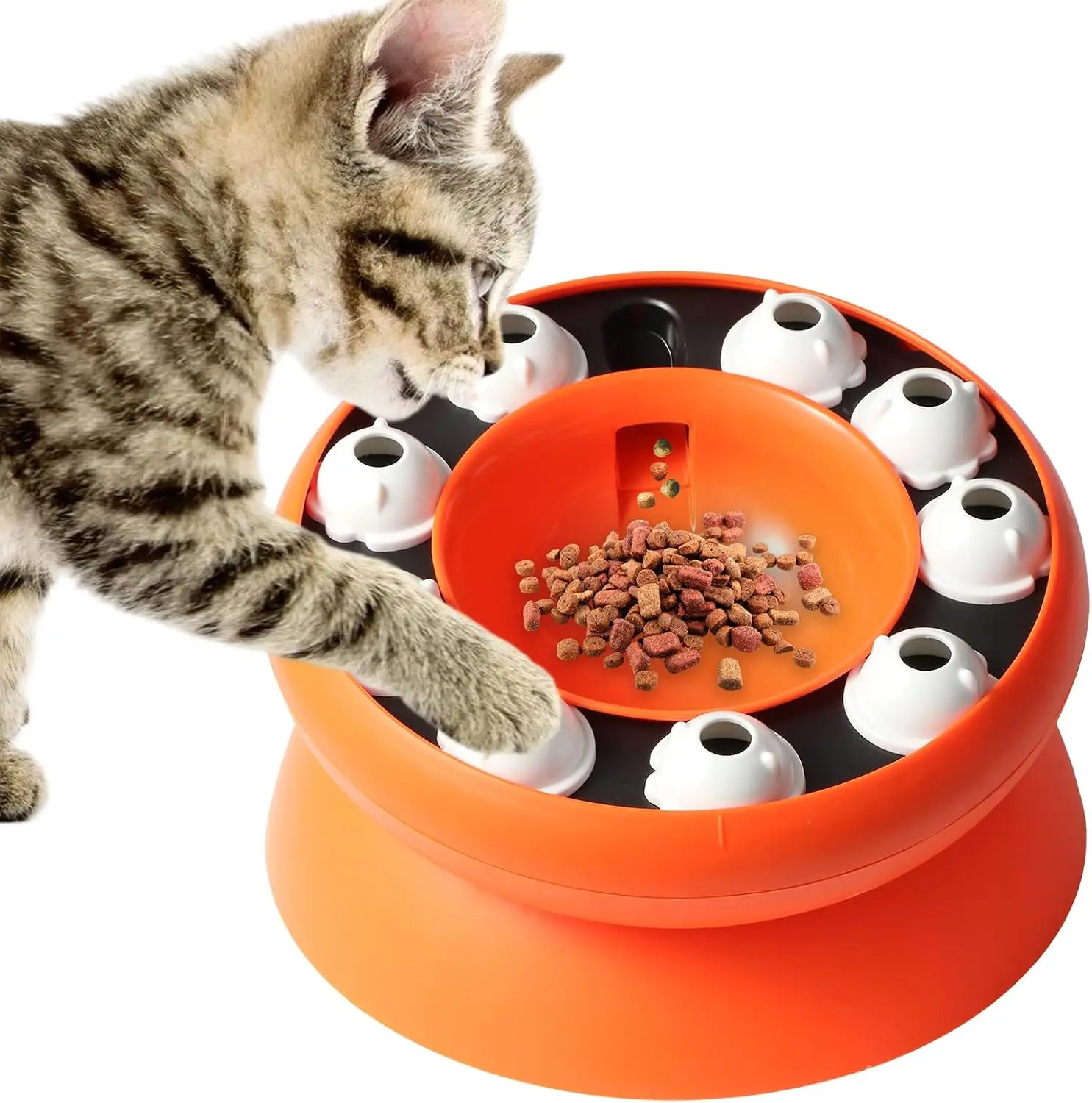 Cat Puzzle Feeder Toy, Interactive - Image 7