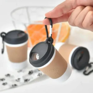 Portable Pet Poop Trash Can Dispenser Creative Cup Dog Garbage Storage Design - Thumbnail Image 2