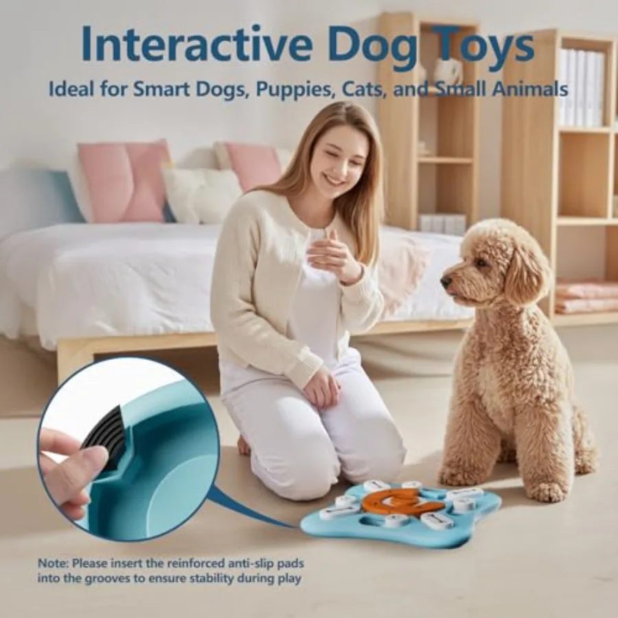 Interactive Dog Treat Puzzle Toys for IQ Training and Mental Stimulating, Fun Slow Feeder - Image 5