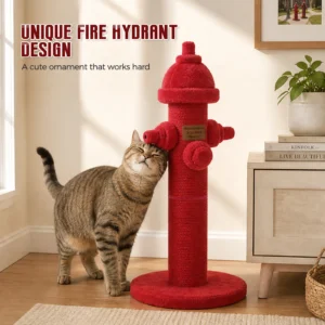 Fire Hydrant Sisal Cat Scratching Post - Thumbnail Image 3